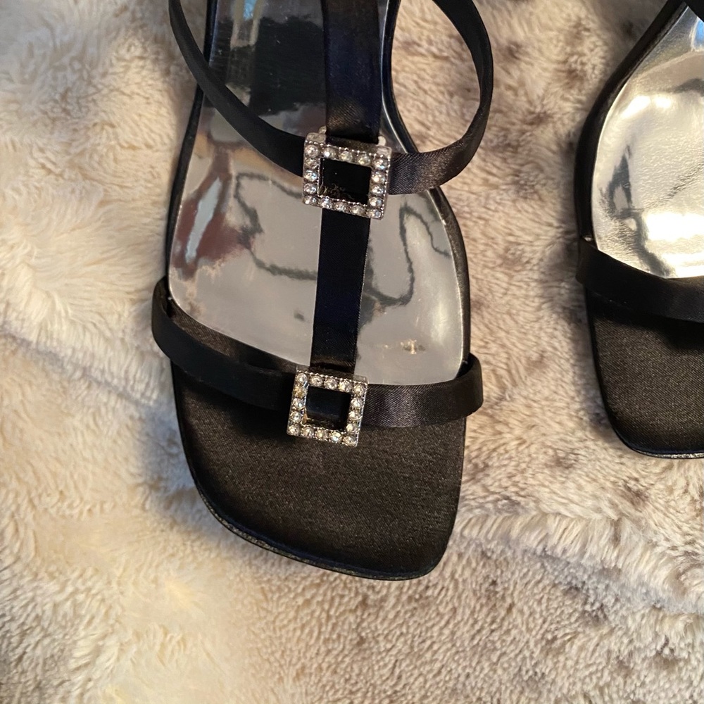 Mix It Princess Black Rhinestone Size 7.5 M Shoes! - Picture 2 of 6